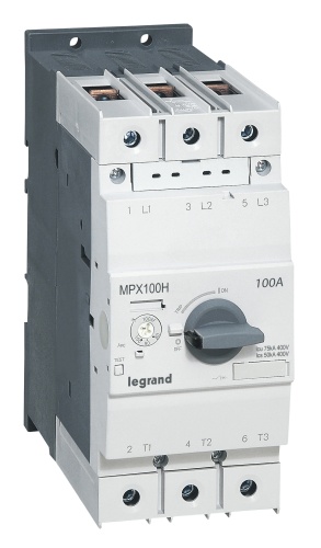 Legrand Выключатель автоматический для защиты электродвигателя MPX3 T100H 90A 50kA