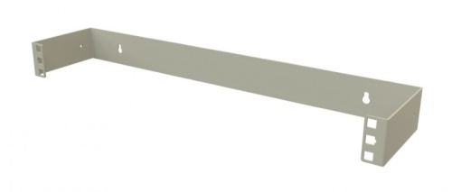 Hyperline Кронштейн настенный для 19" оборудования, высота 1U, глубина 110 мм фиксированный, цвет серый (RAL 7035)
