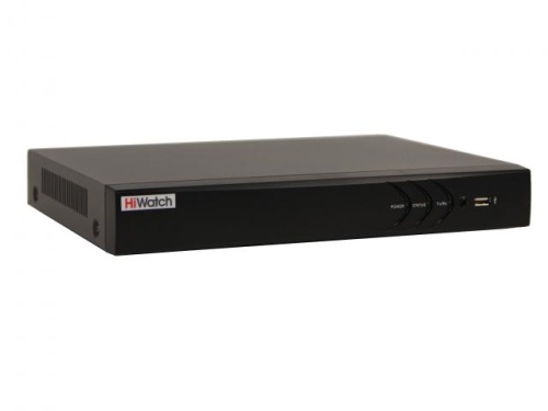HiWatch Регистратор HD-TVI DS-H204U(B) 4-х канальный гибридный для аналоговых HD-TVI, AHD и CVI камер + 4 IP-канала