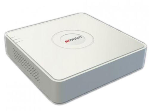 HiWatch 4-х канальный гибридный HD-TVI регистратор c технологией AoC (аудио по коаксиальному кабелю)  для  аналоговых, H
