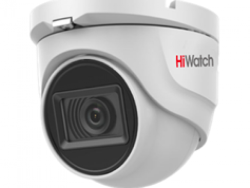 HiWatch Камера HD-TVI DS-T203A (3.6 mm) 2Мп уличная купольная с EXIR-подсветкой до 30м и встроенным микрофоном (AoC)