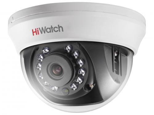 HiWatch Камера HD-TVI DS-T201(B) (6 mm) 2Мп внутренняя купольная с ИК-подсветкой до 20м