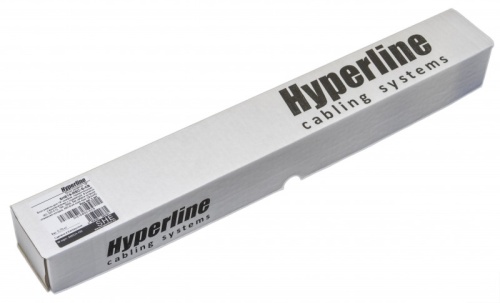 Hyperline Блок розеток для 19" шкафов, горизонтальный, 8 розеток IEC320 C13, выключатель в подсветкой, без кабеля питани