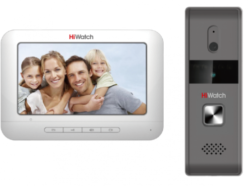 HiWatch Комплект аналогового видеодомофона  c памятью до 200 снимков