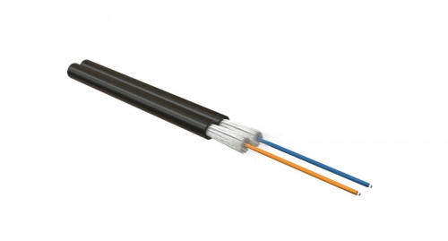 Hyperline Кабель волоконно-оптический 9/125 (SMF-28 Ultra) одномодовый, 2 волокна, duplex, zip-cord, плотное буферное по