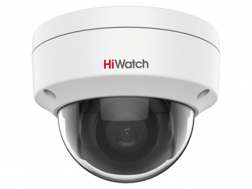 HiWatch IP-камера DS-I202 (D) (2.8 mm) 2Мп уличная купольная мини IP-камера с EXIR-подсветкой до 30м