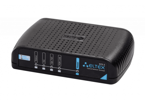 Eltex Абонентский терминал NTE-2 (B+), 1 порт TurboGEPON (SC), 1 порт LAN 1000 Base-T, 1 порт Ethernet 10/100 Base-T, cl