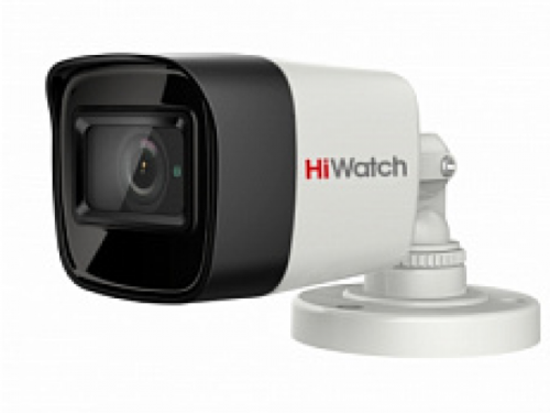 HiWatch Камера HD-TVI DS-T800 (6 mm) 8Мп уличная цилиндрическая с EXIR-подсветкой до 30м
