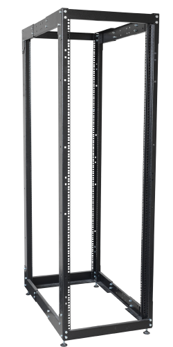 ITK Стойка двухрамная 19" 42U 600x800/1000мм, глубина регулируется с шагом 100мм, черная