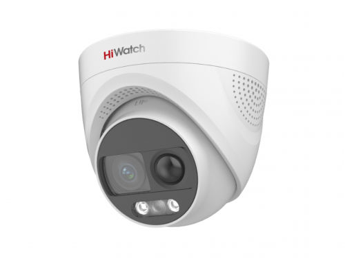 HiWatch Камера HD-TVI DS-T213X (2.8 mm) 2Мп уличная купольная с EXIR-подсветкой до 20м и PIR