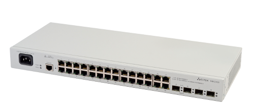 Eltex Ethernet-коммутатор MES2428, 24 порта 10/100/1000BASE-T, 4 порта 10/100/1000BASE-T/100BASE-FX/1000BASE-X Combo, L2