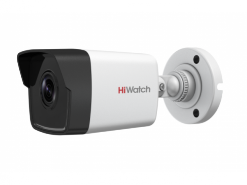 HiWatch IP-камера DS-I250M (4 mm) 2Мп уличная цилиндрическая с EXIR-подсветкой до 30м и встроенным микрофоном