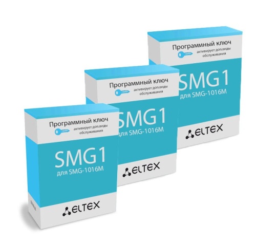 Eltex Пакет "АТС+ДВО" из трёх опций для одного шлюза SMG-1016M:1хSMG1-PBX-2000 и 2хSMG1-VAS-500