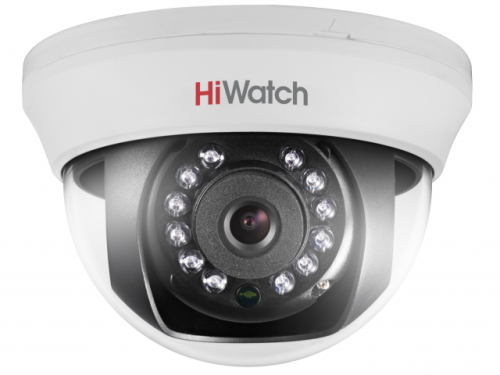 HiWatch Камера HD-TVI DS-T201 (6 mm) 2Мп внутренняя купольная с ИК-подсветкой до 20м