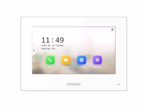 HiWatch 7“ гибридный IP видеодомофон с Wi-Fi