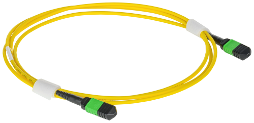 ITK Сборка кабельная MPOF-MPOF тип А 12 SM OS2 4м