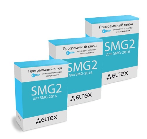 Eltex Пакет "ТРОЙНОЙ" из трёх опций для одного цифрового шлюза SMG-2016: SMG2-H323, SMG2-RCM и SMG2-VNI-40