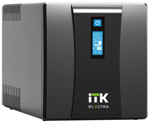 ITK ELECTRA ET ИБП 1кВА/0,6кВт с АКБ 2х7AH USB