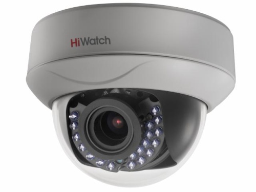 HiWatch Камера HD-TVI DS-T207 (2.8-12 mm) 2Мп внутренняя купольная с ИК-подсветкой до 30м
