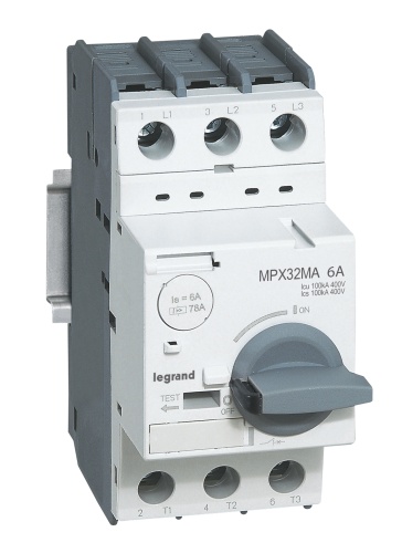 Legrand Выключатель автоматический для защиты электродвигателя MPX3 T32MA 8A 100kA