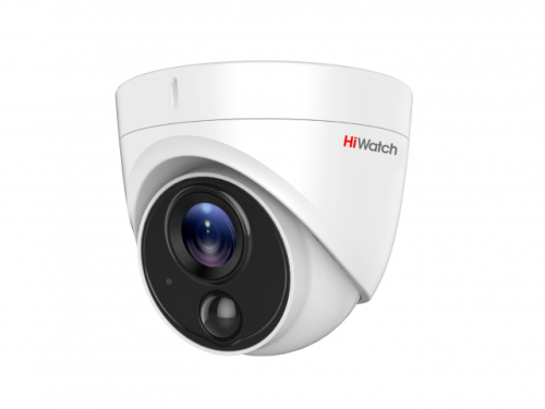 HiWatch Камера HD-TVI DS-T213 (2.8 mm) 2Мп уличная купольная с EXIR-подсветкой до 20м